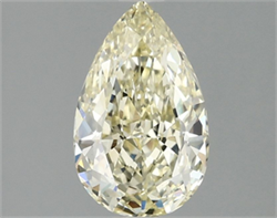 Picture of Lab Grown Diamond 1.58 Carats, Pear with  Cut, Fancy Intense Yellow Color, VS1 Clarity and Certified by IGI