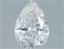 Natural Diamond 1.02 Carats, Pear with  Cut, F Color, SI2 Clarity and Certified by IGI