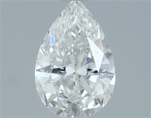 Picture of Natural Diamond 1.02 Carats, Pear with  Cut, F Color, SI2 Clarity and Certified by IGI