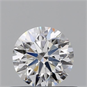 Diamante Natural 0.51 quilates, Redondo , Color F, claridad VVS2 y certificado GIA