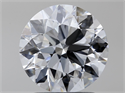 Natural Diamond 1.80 Carats, Round with Excellent Cut, D Color, SI1 Clarity and Certified by GIA