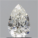Natural Diamond 0.71 Carats, Pear with  Cut, I Color, VS1 Clarity and Certified by GIA