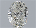 Natural Diamond 1.20 Carats, Oval with  Cut, H Color, VS1 Clarity and Certified by GIA