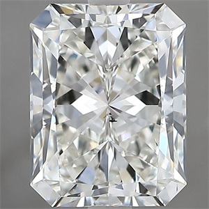 Picture of Natural Diamond 3.01 Carats, Radiant with  Cut, I Color, SI1 Clarity and Certified by GIA