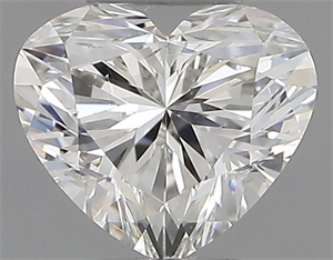 Picture of Natural Diamond 0.50 Carats, Heart with  Cut, I Color, SI2 Clarity and Certified by GIA