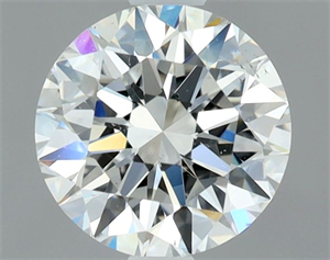 Foto Diamante Natural 0.90 quilates, Redondo , Color G, claridad SI1 y certificado GIA de