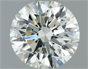Natural Diamond 0.50 Carats, Round with Excellent Cut, M Color, VS2 Clarity and Certified by GIA
