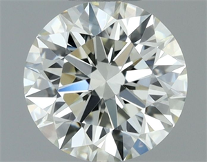 Picture of Natural Diamond 0.50 Carats, Round with Excellent Cut, M Color, VS2 Clarity and Certified by GIA