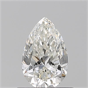 Diamante Natural 0.56 quilates, De pera , Color J, claridad VVS2 y certificado GIA