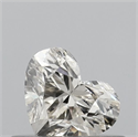 Natural Diamond 0.40 Carats, Heart with  Cut, K Color, VS2 Clarity and Certified by IGI