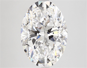 Picture of Natural Diamond 4.01 Carats, Oval with  Cut, D Color, FL Clarity and Certified by GIA