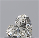 Natural Diamond 0.30 Carats, Heart with  Cut, I Color, VVS1 Clarity and Certified by GIA