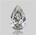 Natural Diamond 0.30 Carats, Pear with  Cut, J Color, VVS2 Clarity and Certified by GIA
