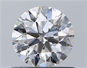 Diamante Natural 0.75 quilates, Redondo , Color D, claridad SI1 y certificado GIA