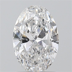 Foto Diamante Natural 1.01 quilates, Ovalado , Color D, claridad SI2 y certificado GIA de
