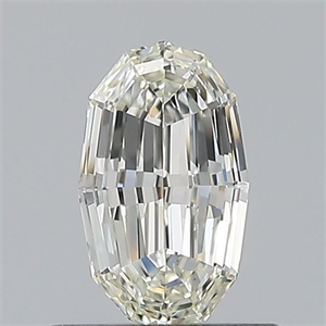 Picture of Natural Diamond 0.50 Carats, Oval with  Cut, J Color, VS2 Clarity and Certified by GIA