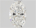 Diamante Natural 0.50 quilates, Ovalado , Color F, claridad SI1 y certificado GIA