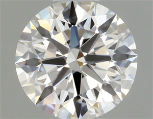 Picture of Natural Diamond 0.43 Carats, Round with Excellent Cut, F Color, VS1 Clarity and Certified by GIA