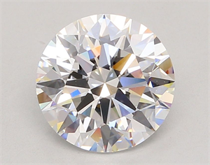 Picture of Lab Grown Diamond 3.05 Carats, Round with Ideal Cut, E Color, VVS2 Clarity and Certified by IGI