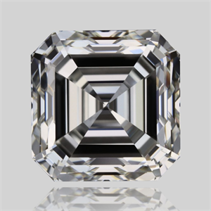 Foto Diamante Natural 0.90 quilates, Asscher , Color I, claridad VS1 y certificado GIA de