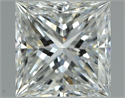 Natural Diamond 0.90 Carats, Princess with  Cut, G Color, SI1 Clarity and Certified by GIA