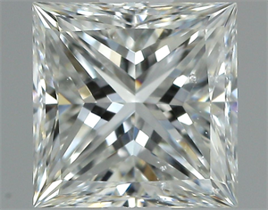 Picture of Natural Diamond 0.90 Carats, Princess with  Cut, G Color, SI1 Clarity and Certified by GIA