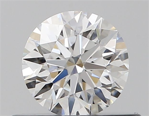 Picture of Natural Diamond 0.43 Carats, Round with Excellent Cut, E Color, IF Clarity and Certified by GIA
