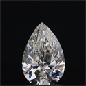 Natural Diamond 1.11 Carats, Pear with  Cut, K Color, VVS1 Clarity and Certified by GIA