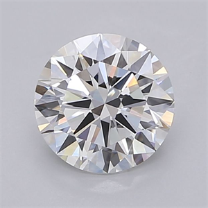 Picture of Lab Grown Diamond 1.50 Carats, Round with Very Good Cut, D Color, VVS2 Clarity and Certified by IGI
