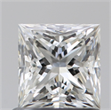 Diamante Natural 1.01 quilates, Princesa , Color H, claridad VVS1 y certificado GIA
