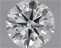 Diamante Natural 0.80 quilates, Redondo , Color I, claridad VVS1 y certificado GIA
