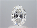 Natural Diamond 0.90 Carats, Oval with  Cut, D Color, VS2 Clarity and Certified by GIA