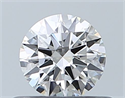 Diamante Natural 0.40 quilates, Redondo , Color F, claridad IF y certificado GIA