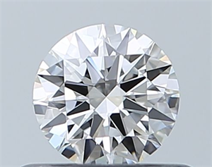 Foto Diamante Natural 0.40 quilates, Redondo , Color F, claridad IF y certificado GIA de