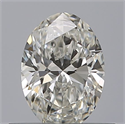 Natural Diamond 0.42 Carats, Oval with  Cut, G Color, VVS1 Clarity and Certified by GIA