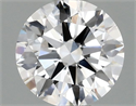 Lab Grown Diamond 0.97 Carats, Round with Excellent Cut, D Color, VS1 Clarity and Certified by IGI