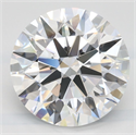 Lab Grown Diamond 3.04 Carats, Round with Ideal Cut, D Color, IF Clarity and Certified by IGI
