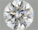 Del inventario de diamantes de laboratorio, 2.10 quilates, Redondo , Color F, claridad VVS2 y certificado IGI