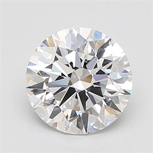 Picture of Lab Grown Diamond 3.28 Carats, Round with Ideal Cut, D Color, IF Clarity and Certified by IGI