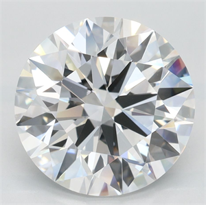 Picture of Lab Grown Diamond 3.35 Carats, Round with Excellent Cut, D Color, IF Clarity and Certified by GIA