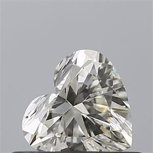Picture of Natural Diamond 0.40 Carats, Heart with  Cut, J Color, IF Clarity and Certified by GIA