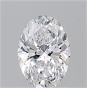 Natural Diamond 1.32 Carats, Oval with  Cut, D Color, VS2 Clarity and Certified by GIA
