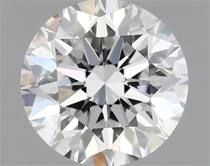 Picture of Lab Grown Diamond 1.04 Carats, Round with Excellent Cut, D Color, VVS2 Clarity and Certified by IGI