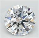 Lab Grown Diamond 2.35 Carats, Round with Excellent Cut, D Color, FL Clarity and Certified by GIA