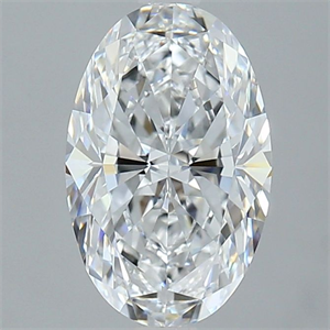 Picture of Natural Diamond 1.82 Carats, Oval with  Cut, D Color, VVS1 Clarity and Certified by GIA