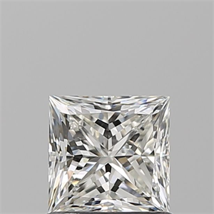 Picture of Natural Diamond 0.90 Carats, Princess with  Cut, I Color, VVS1 Clarity and Certified by GIA