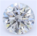 Lab Grown Diamond 1.21 Carats, Round with Ideal Cut, H Color, VVS1 Clarity and Certified by IGI