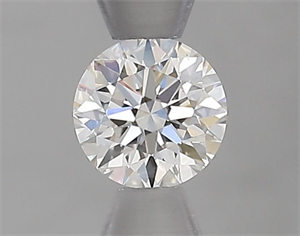 Picture of Natural Diamond 0.40 Carats, Round with Excellent Cut, F Color, VS1 Clarity and Certified by GIA