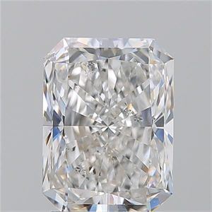 Picture of Natural Diamond 2.51 Carats, Radiant with  Cut, G Color, SI2 Clarity and Certified by GIA
