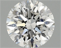 Lab Grown Diamond 1.32 Carats, Round with Excellent Cut, F Color, VVS2 Clarity and Certified by IGI